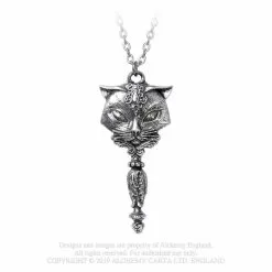 Collier ALCHEMY GOTHIC 'sacred Cat Vanitas' -Vêtements Gothiques sacred cat vanitas2 900