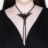 Collier KILLSTAR 'Sacred Demise' 2 Collier KILLSTAR 'Sacred Demise' -Vêtements Gothiques sacred demise necktie necklace silver b x1600 900
