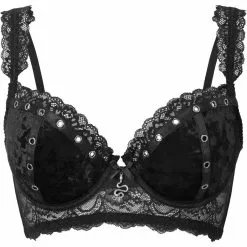 Soutien-gorge Gothique KILLSTAR 'Sacred Spirit' -Vêtements Gothiques sacredspiritsvelvetbralet b g x1600 900