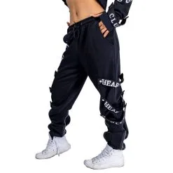 HELL BUNNY Jogging Femme HEARTLESS 'sad Girl' -Vêtements Gothiques sad girl club joggers ladies black heartless 4 900