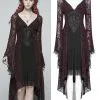 Robe Noire Et Rouge PUNK RAVE 'inkiria Blood' 1 Robe Noire Et Rouge PUNK RAVE 'inkiria Blood' -Vêtements Gothiques sanstitre4 900