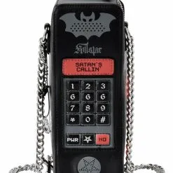 Sac à Main KILLSTAR 'satan's Callin ' -Vêtements Gothiques satan s callin handbag x1600 900