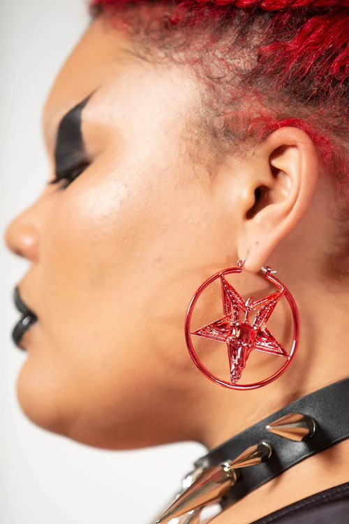 Boucles D'oreilles KILLSTAR 'seeing Red' 5 Boucles D'oreilles KILLSTAR 'seeing Red' – Image 3