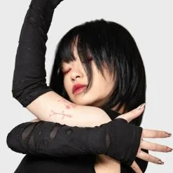 Longues Mitaines KILLSTAR 'isqesis' 7 Longues Mitaines KILLSTAR 'isqesis' -Vêtements Gothiques shadowland gloves w b x1600 900