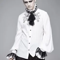 Chemise à Jabot DEVIL FASHION 'gothic Palace'