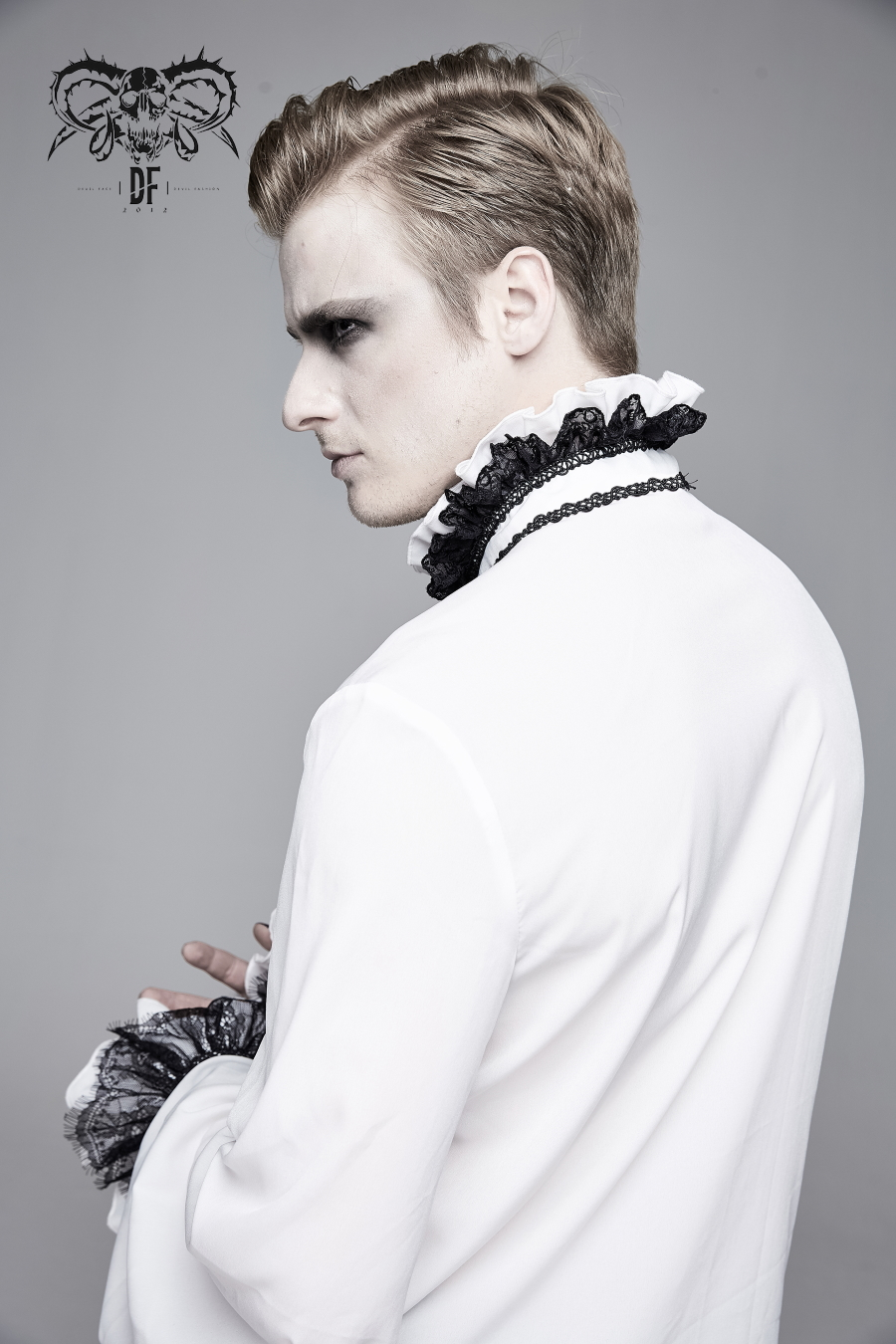 Chemise à Jabot DEVIL FASHION 'gothic Palace' 6 Chemise à Jabot DEVIL FASHION 'gothic Palace' – Image 4