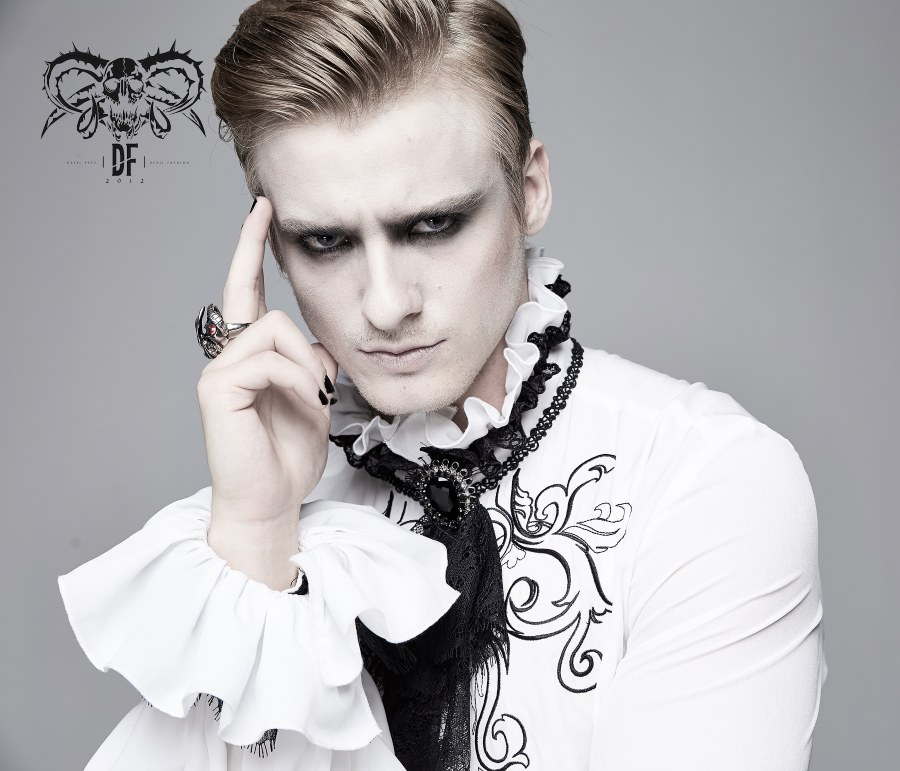Chemise à Jabot DEVIL FASHION 'gothic Palace' 7 Chemise à Jabot DEVIL FASHION 'gothic Palace' – Image 5