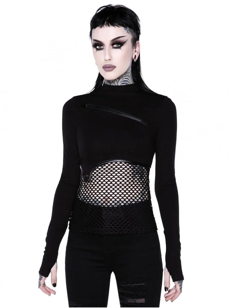 Haut KILLSTAR 'sindi Fishnet' 3 Haut KILLSTAR 'sindi Fishnet'