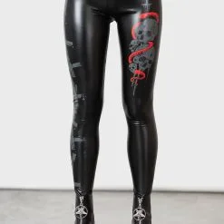 Leggings Look Cuir KILLSTAR 'Sinner'