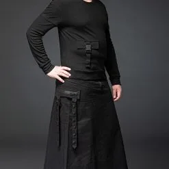 Jupe Gothique Homme QUEEN OF DARKNESS -Vêtements Gothiques sk2 0901203 900