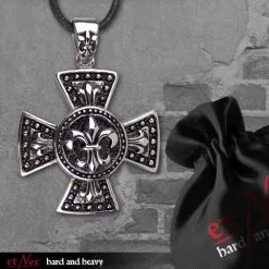EtNox Pendentif Croix De Fer