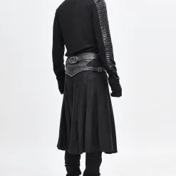 Jupe Gothique Homme DEVIL FASHION 'Sigurd' 12 Jupe Gothique Homme DEVIL FASHION 'Sigurd' -Vêtements Gothiques skt1081 900