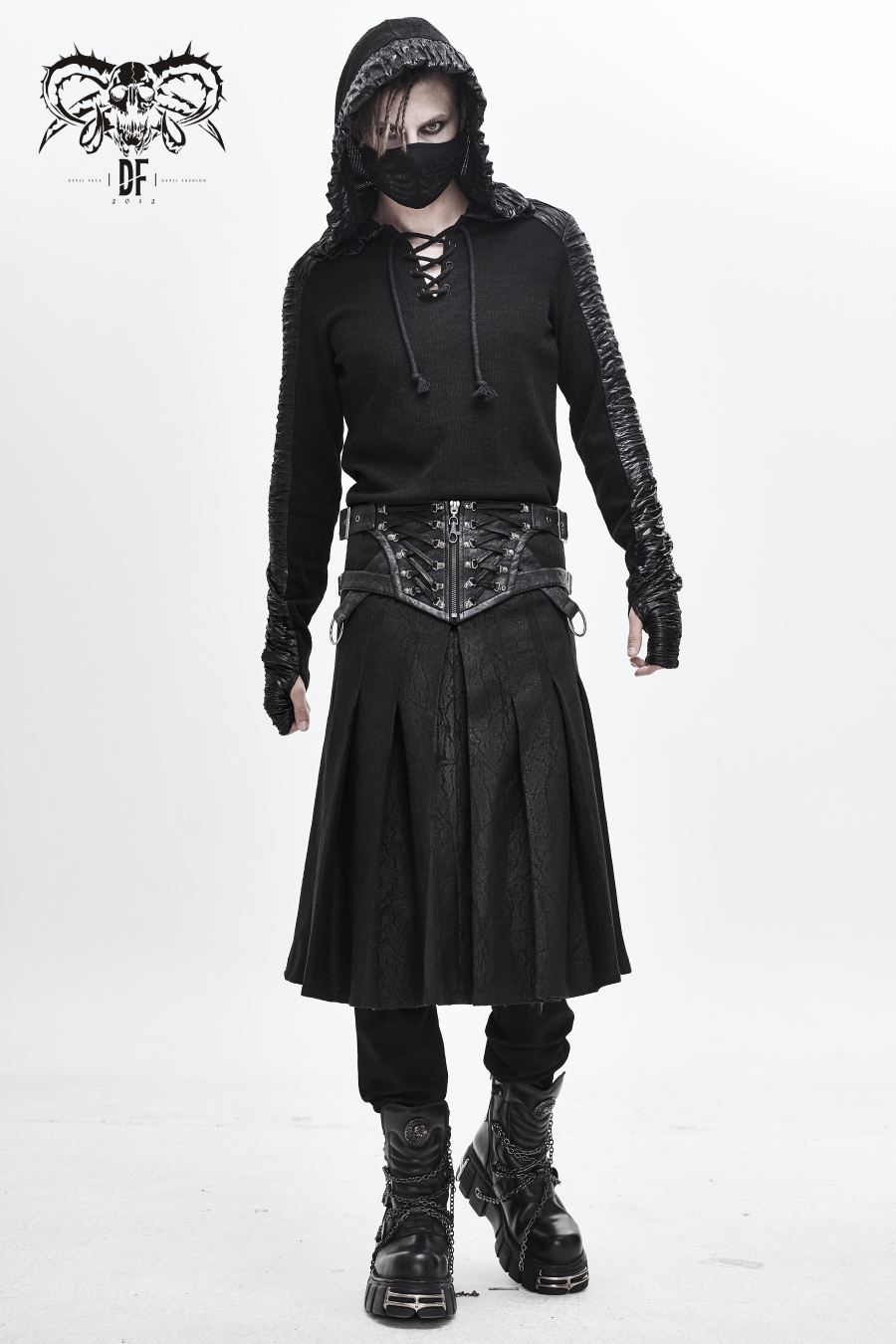 Jupe Gothique Homme DEVIL FASHION 'Sigurd' 6 Jupe Gothique Homme DEVIL FASHION 'Sigurd' – Image 4