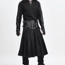 Jupe Gothique Homme DEVIL FASHION 'Sigurd' 10 Jupe Gothique Homme DEVIL FASHION 'Sigurd' -Vêtements Gothiques skt1085 900