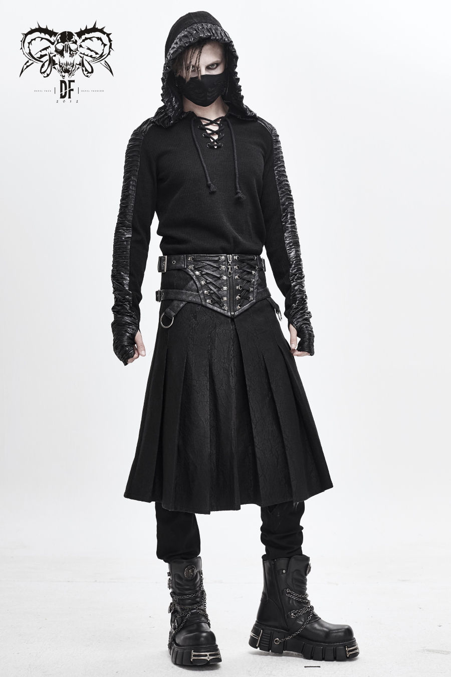 Jupe Gothique Homme DEVIL FASHION 'Sigurd' 5 Jupe Gothique Homme DEVIL FASHION 'Sigurd' – Image 3