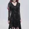 Robe Goth DEVIL FASHION 'sorcière Noire'