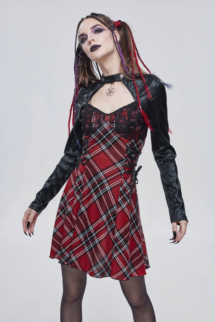 Robe Goth Punk Rock DEVIL FASHION 3 Robe Goth Punk Rock DEVIL FASHION