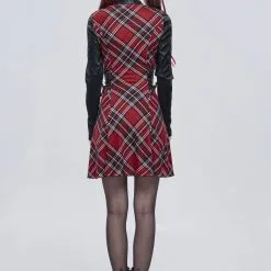 Robe Goth Punk Rock DEVIL FASHION 12 Robe Goth Punk Rock DEVIL FASHION -Vêtements Gothiques skt1381 900