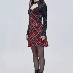 Robe Goth Punk Rock DEVIL FASHION 11 Robe Goth Punk Rock DEVIL FASHION -Vêtements Gothiques skt1383 900