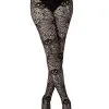 PAMELA MANN Collants Gothique 'skull & Web' -Vêtements Gothiques skullandwebtights 800x1 900