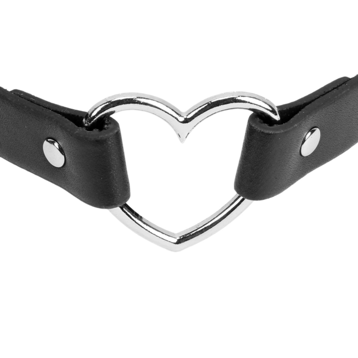 DISCOBOLE Collier Gothique Ras De Cou En Cuir 4 DISCOBOLE Collier Gothique Ras De Cou En Cuir – Image 2