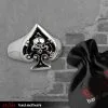 EtNox Bague Gothique 'ace Of Spades Skull' 1 EtNox Bague Gothique 'ace Of Spades Skull' -Vêtements Gothiques sr1401l