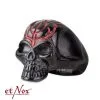 DISCOBOLE Bague Gothique Black Skull