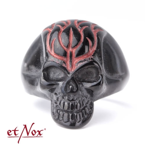 DISCOBOLE Bague Gothique Black Skull 5 DISCOBOLE Bague Gothique Black Skull – Image 3