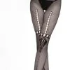 DISCOBOLE Collants Résille Style Romantique 2 DISCOBOLE Collants Résille Style Romantique -Vêtements Gothiques sr9905 noir 7 9000 900