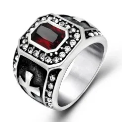 DISCOBOLE Bague Gothique Vampire