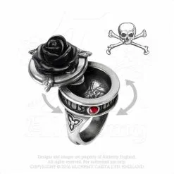 Bague Poison ALCHEMY GOTHIC 'sub Rosa Poison' -Vêtements Gothiques sub rosa poison ring1