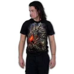 T-shirt Homme SPIRAL 'Dragon Cogs' -Vêtements Gothiques t shirt dragon dragon cogs1 900