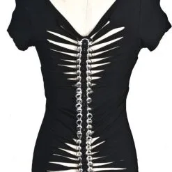 Haut Gothique PUNK RAVE 'skeletor' -Vêtements Gothiques t285 copie3 624 900