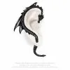 Boucle D'oreille ALCHEMY GOTHIC 'the Dragon Lure Black Edition' -Vêtements Gothiques the dragons lure black2 900 1
