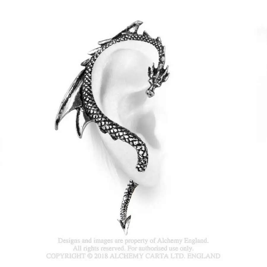 Boucle D'oreille ALCHEMY GOTHIC 'the Dragon Lure' 3 Boucle D'oreille ALCHEMY GOTHIC 'the Dragon Lure'