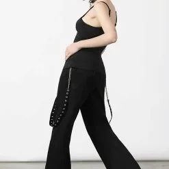 Pantalon Pattes D'eph KILLSTAR 'Time Bomb' 5 Pantalon Pattes D'eph KILLSTAR 'Time Bomb' -Vêtements Gothiques time bomb trousers womens c x1600 900