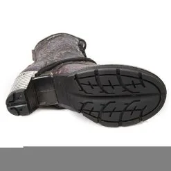 Bottines à Lacets New Rock M.TR001-S4 -Vêtements Gothiques tr001 s4 5 900