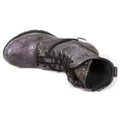 Bottines à Lacets New Rock M.TR001-S4 -Vêtements Gothiques tr001 s4 6 900