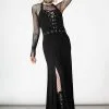 Robe KILLSTAR 'Tristania' 1 Robe KILLSTAR 'Tristania' -Vêtements Gothiques tristania maxi halter dress b x1600 900