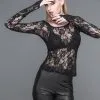 DEVIL FASHION Haut Gothique Romantique En Dentelle -Vêtements Gothiques tt045 3 1000