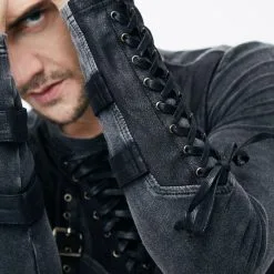 Pull Gothique Homme DEVIL FASHION -Vêtements Gothiques tt082011 900