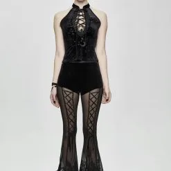 Top DEVIL FASHION 'black Moon' -Vêtements Gothiques tt1331 900