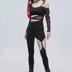 Haut Femme DEVIL FASHION '6 Skulls' -Vêtements Gothiques tt1757 900