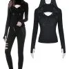 Haut Capuche DARK IN LOVE 2 Haut Capuche DARK IN LOVE -Vêtements Gothiques tw250 900