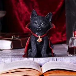NEMESIS NOW Figurine Chat Vampire 'Count Catula' -Vêtements Gothiques u5726u1 7 900