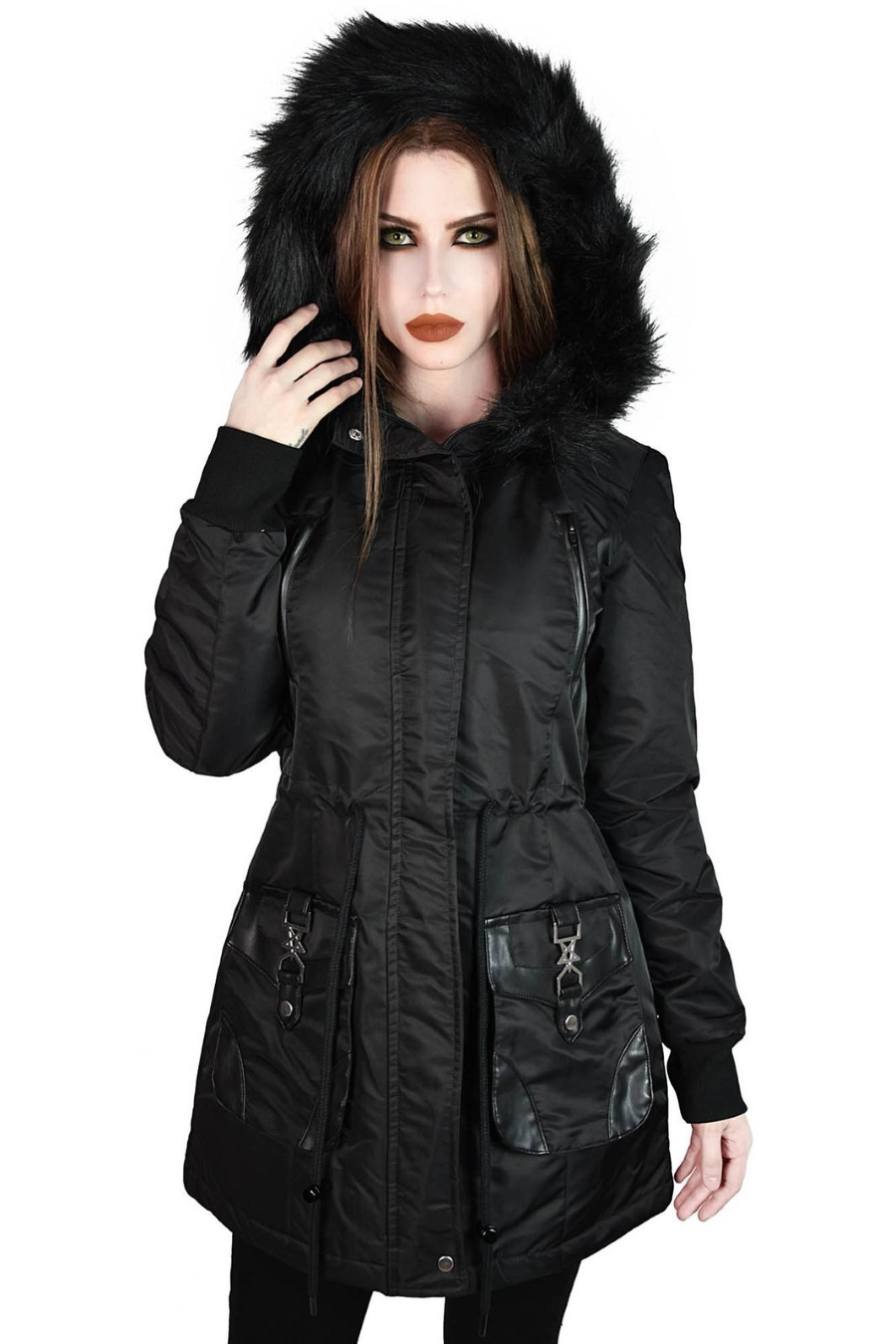 Parka Gothique KILLSTAR 'unholy Trip' 3 Parka Gothique KILLSTAR 'unholy Trip'