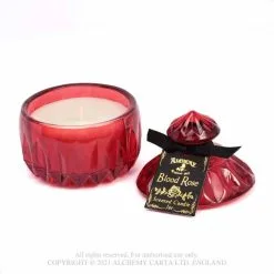 Coffret Bougie ALCHEMY GOTHIC -Vêtements Gothiques vintage scented candle jar blood rose round 1 900