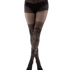 PAMELA MANN Collants Gothique Romantique 'Vintage'