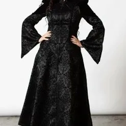 Manteau Femme KILLSTAR 'vyolet' 5 Manteau Femme KILLSTAR 'vyolet' -Vêtements Gothiques vyolet long coat b 495371ba 06b4 421b 89d0 23198b2f3cc8 x1600 900