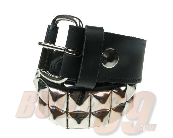 DISCOBOLE Ceinture Cuir 2 Rangs 'pyramide' 3 DISCOBOLE Ceinture Cuir 2 Rangs 'pyramide'